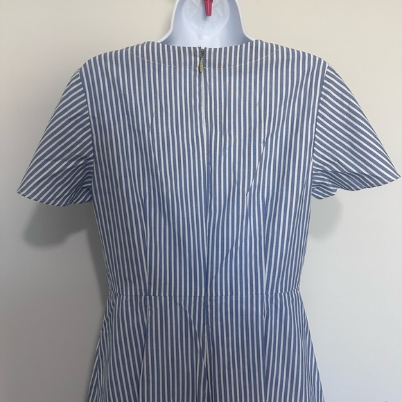 Draper James Striped Mini Dress with Ruffle Detail - Picture 8 of 11